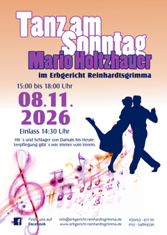 Plakat: Tanz am Sonntag mit Maio Holtshauer