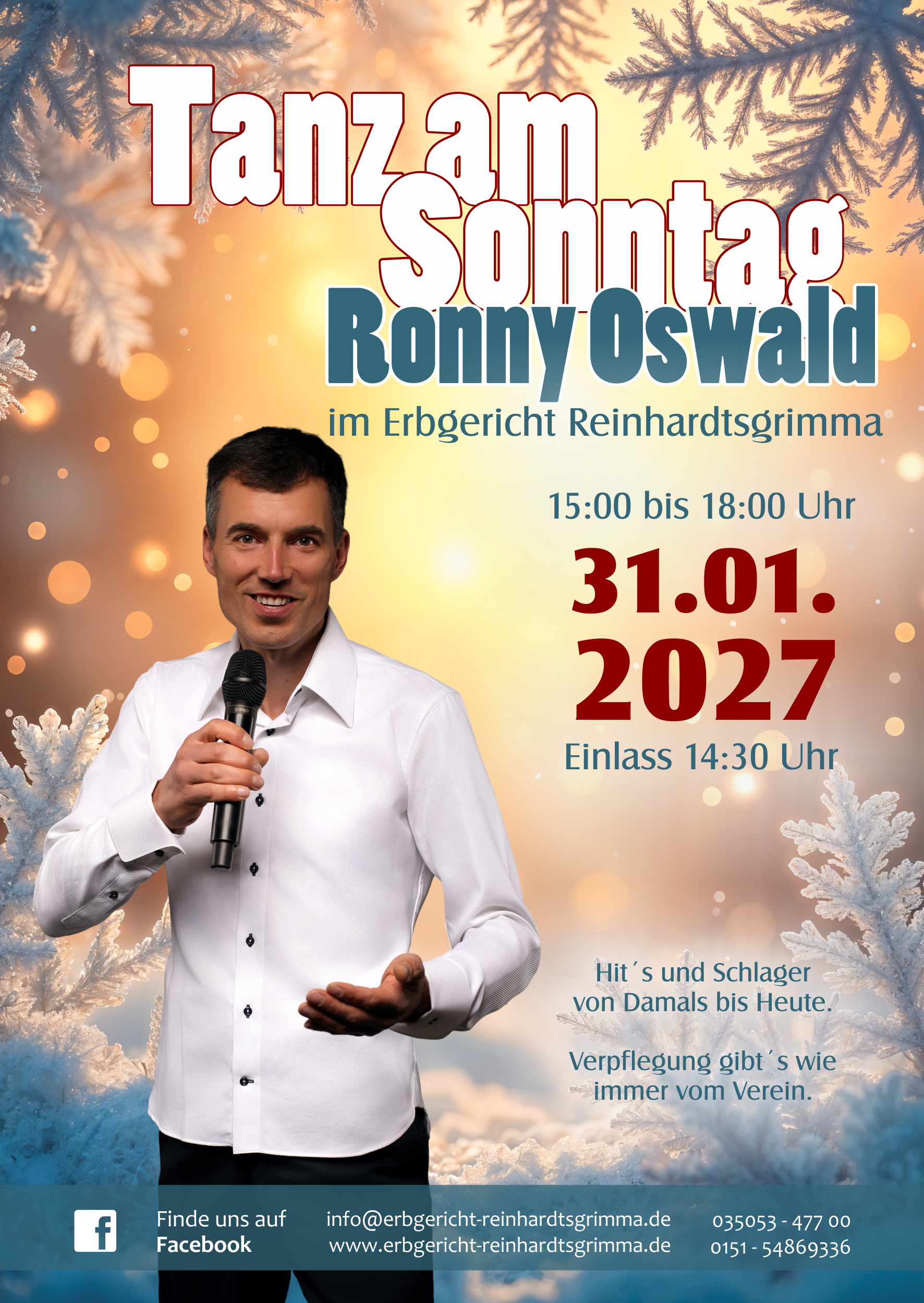 Plakat: Tanz am Sonntag